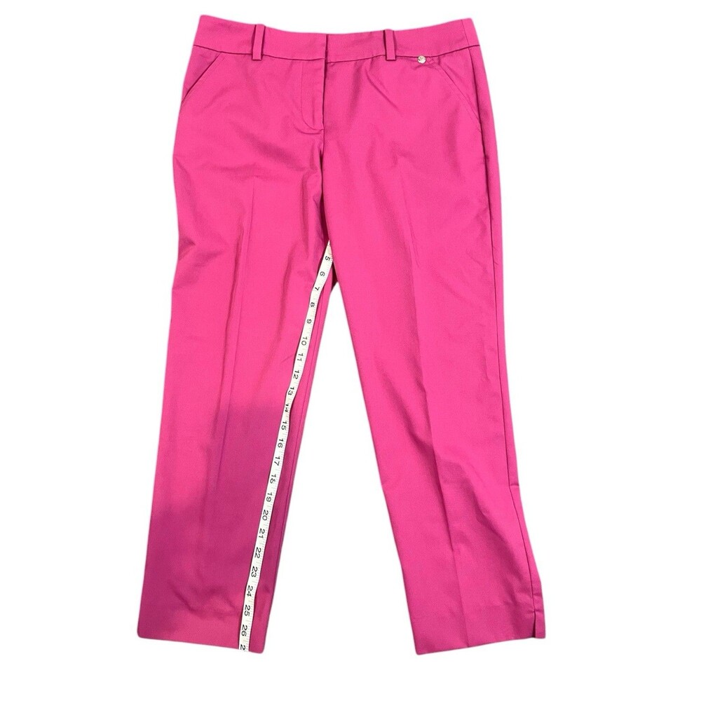 Trina Turk Women’s Size 10 Pink Cropped Ankle Pants Resortwear Beachy